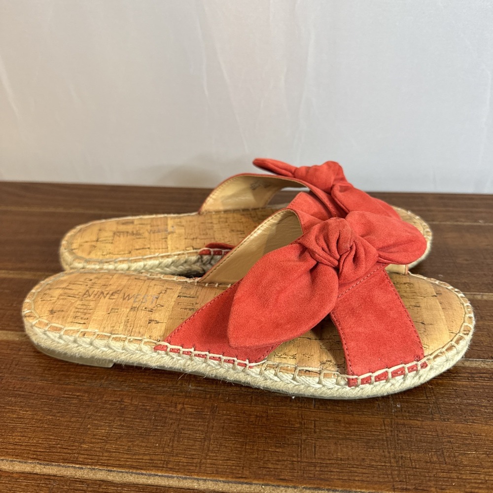 Nine‎ West Bellah Espadrilles Women's Size 7.5 M Red Sandals